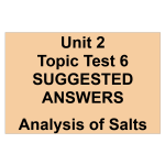 2023-2027 VCE Chemistry Unit 2 Topic Tests